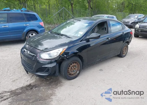 2013 Hyundai Accent Gls из США, поврежденный, VIN KMHCT4AE5DU443762